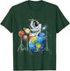 Drummer Astronaut Outer Space Women Kids Spaceman T-Shirt - T-Shirt | Forest
