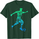 Soccer Player Youth Men Kids Boys T-Shirt - T-Shirt | Forest