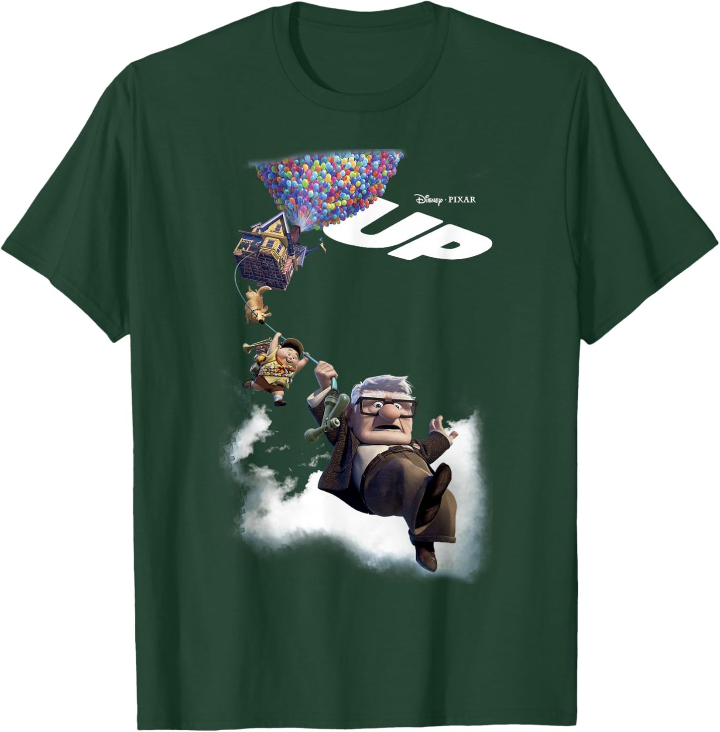 Disney Pixar Up Movie Poster Group Shot Graphic T-Shirt - T-Shirt | Forest