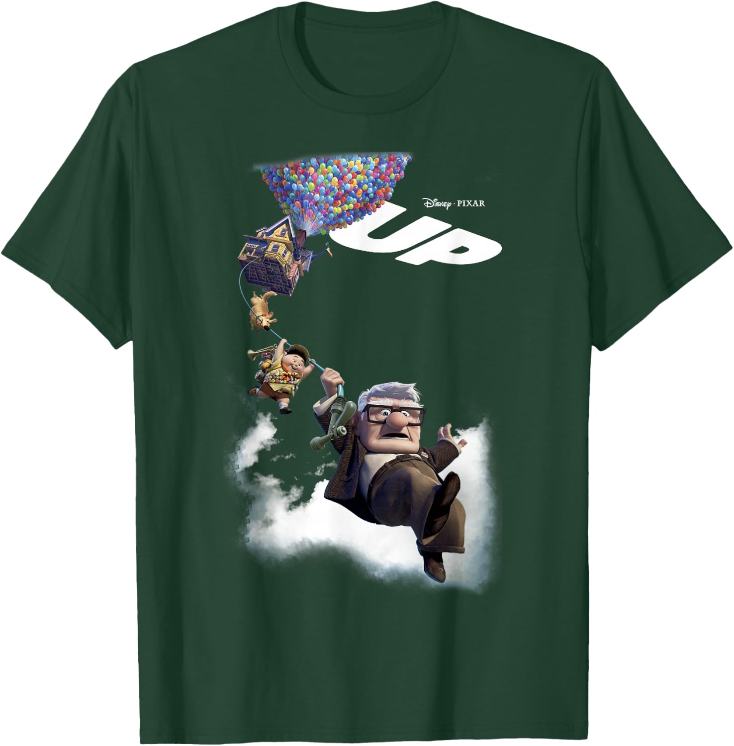 Disney Pixar Up Movie Poster Group Shot Graphic T-Shirt - T-Shirt | Forest