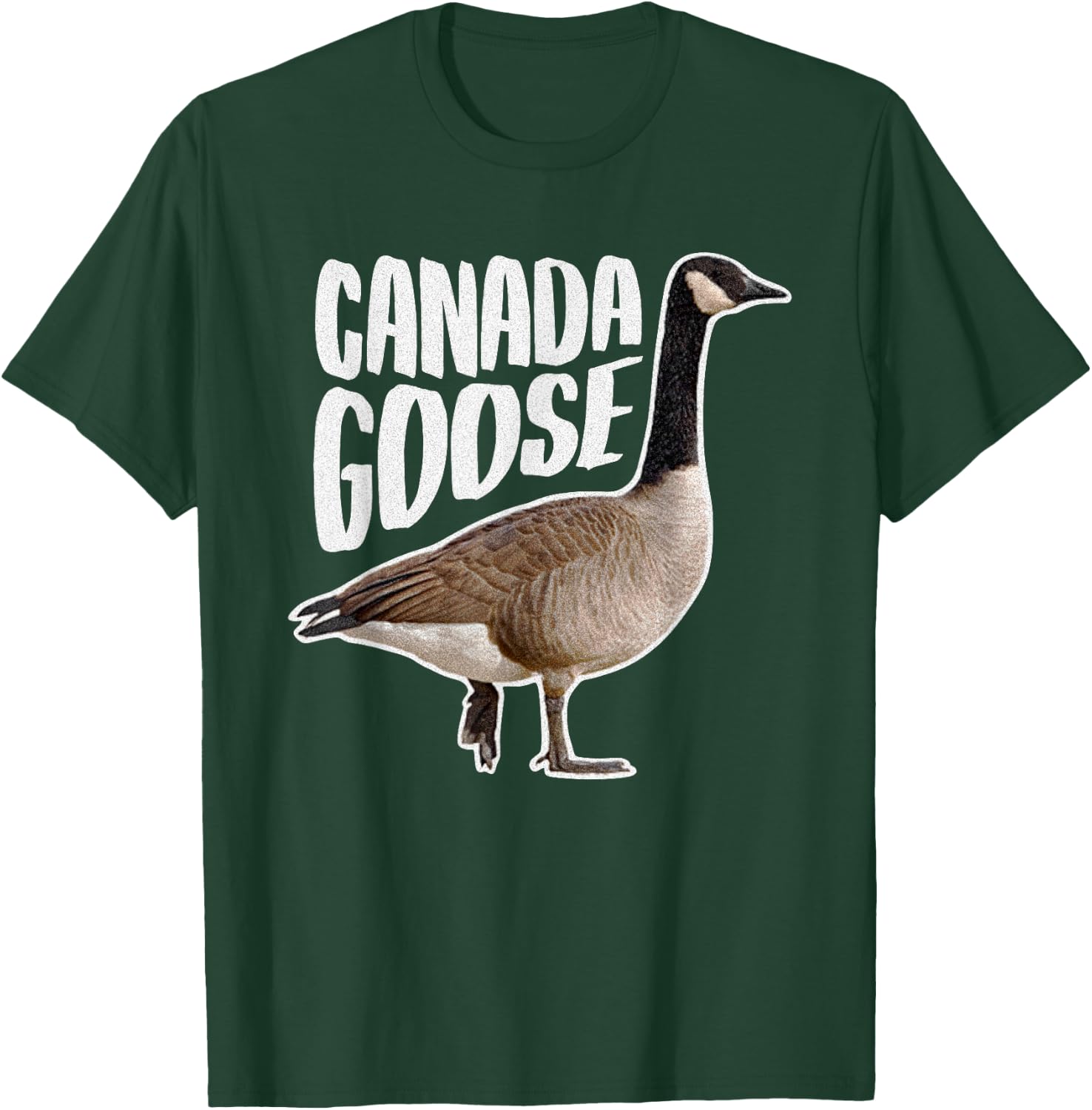 Realistic Canada Goose T-Shirt - T-Shirt | Forest