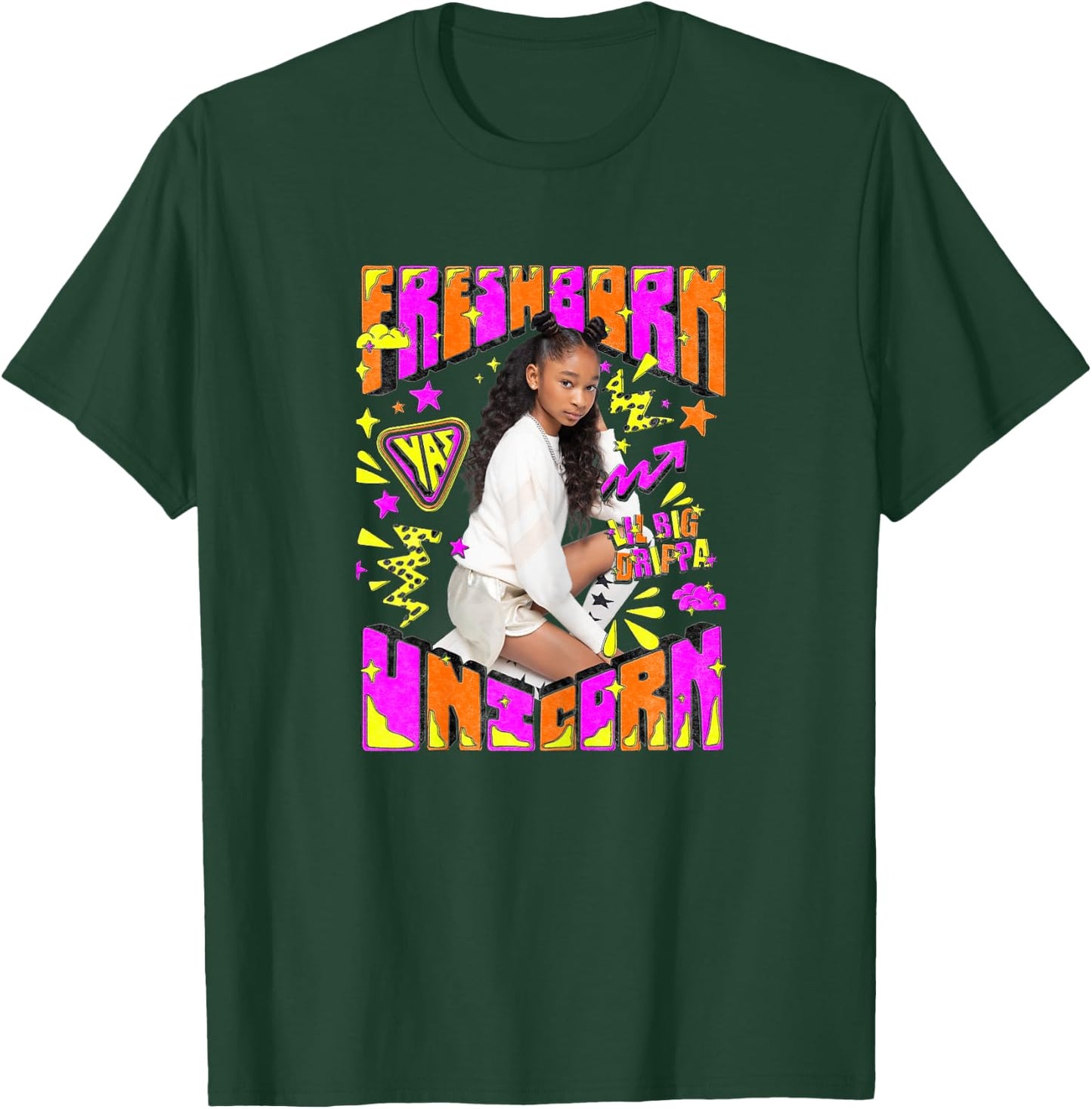 That Girl Lay Lay Fresh Bark Unicorn T-Shirt - T-Shirt | Forest