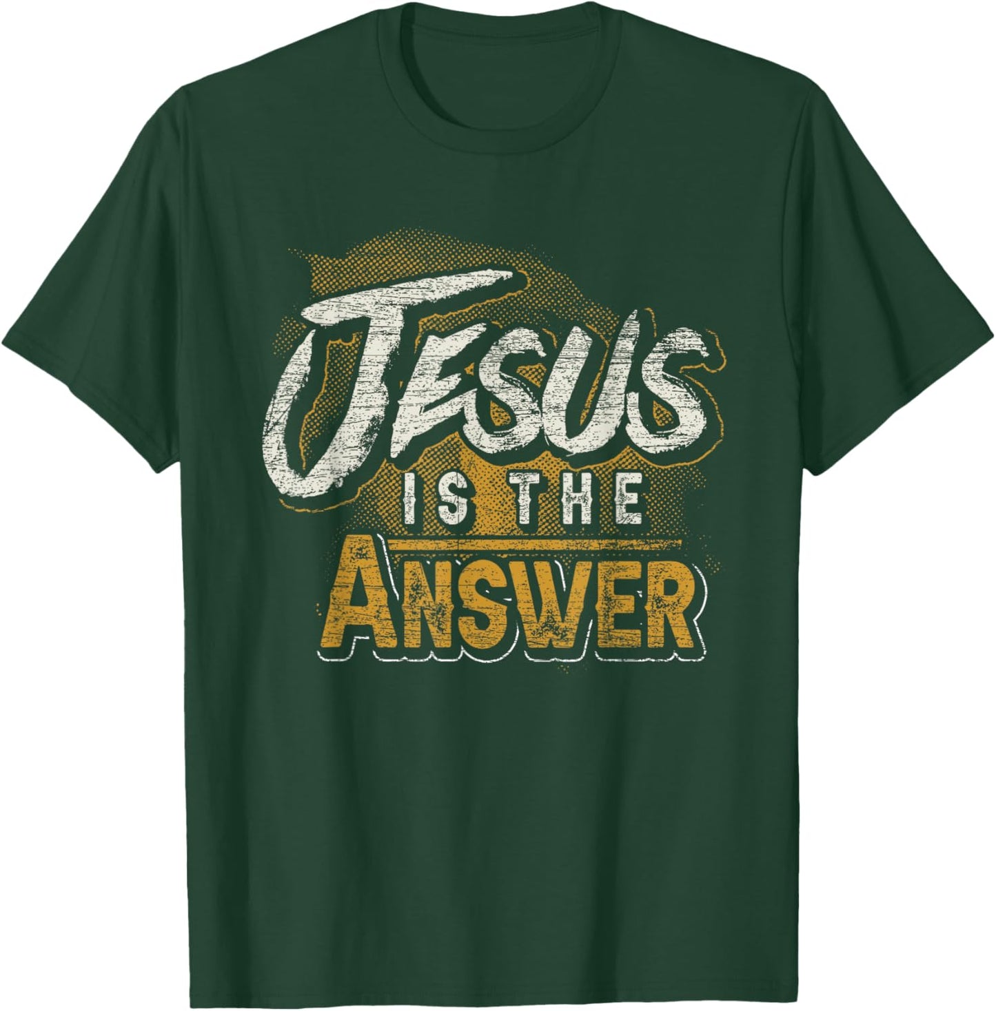 Christianity Jesus Is The Answer Jesus T-Shirt - T-Shirt | Forest