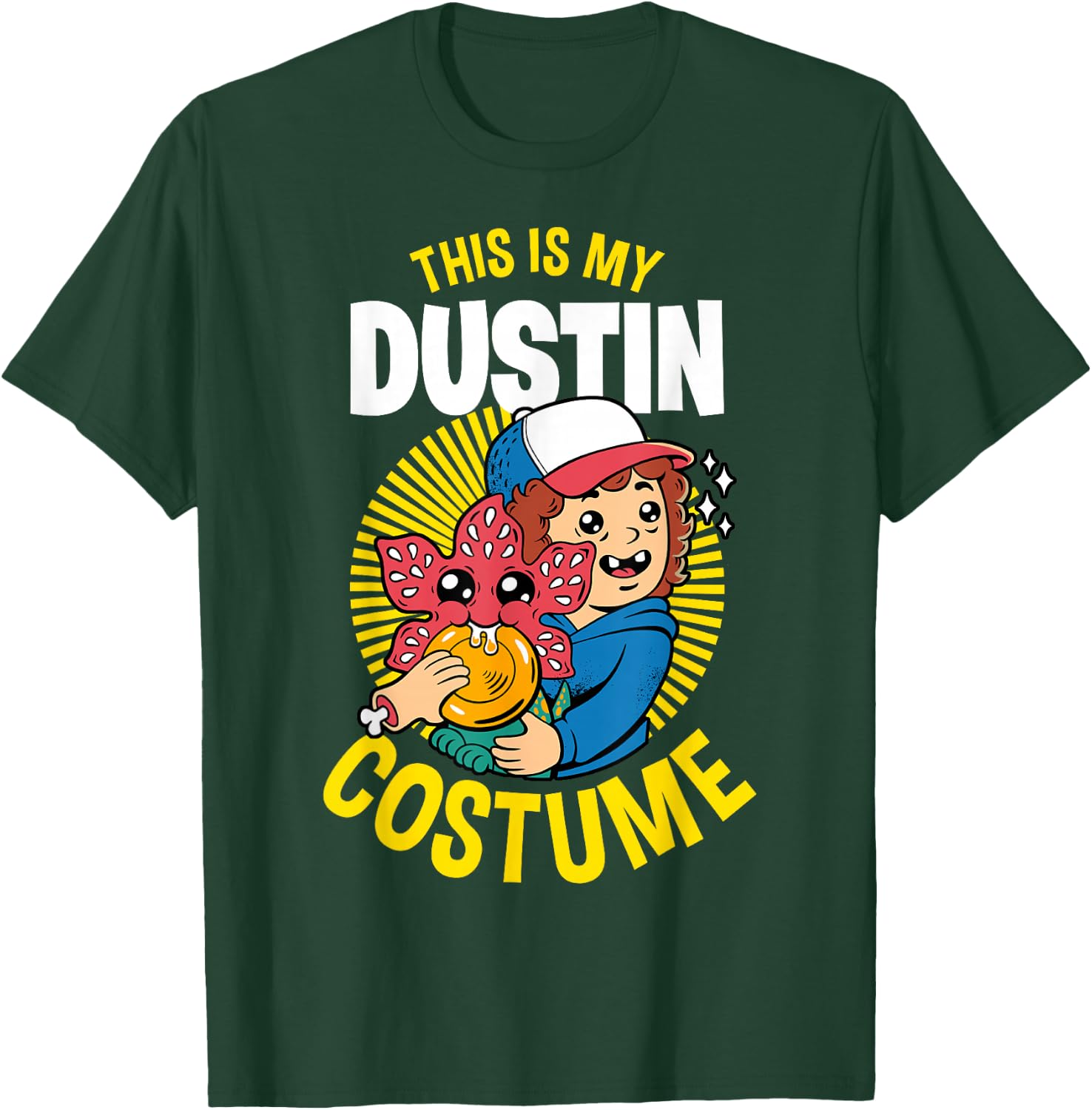 Stranger Things Halloween This Is My Dustin Costume T-Shirt - T-Shirt | Forest