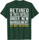 Funny Retirement Air Traffic Controller Men Dad Retiring T-Shirt - T-Shirt | Forest
