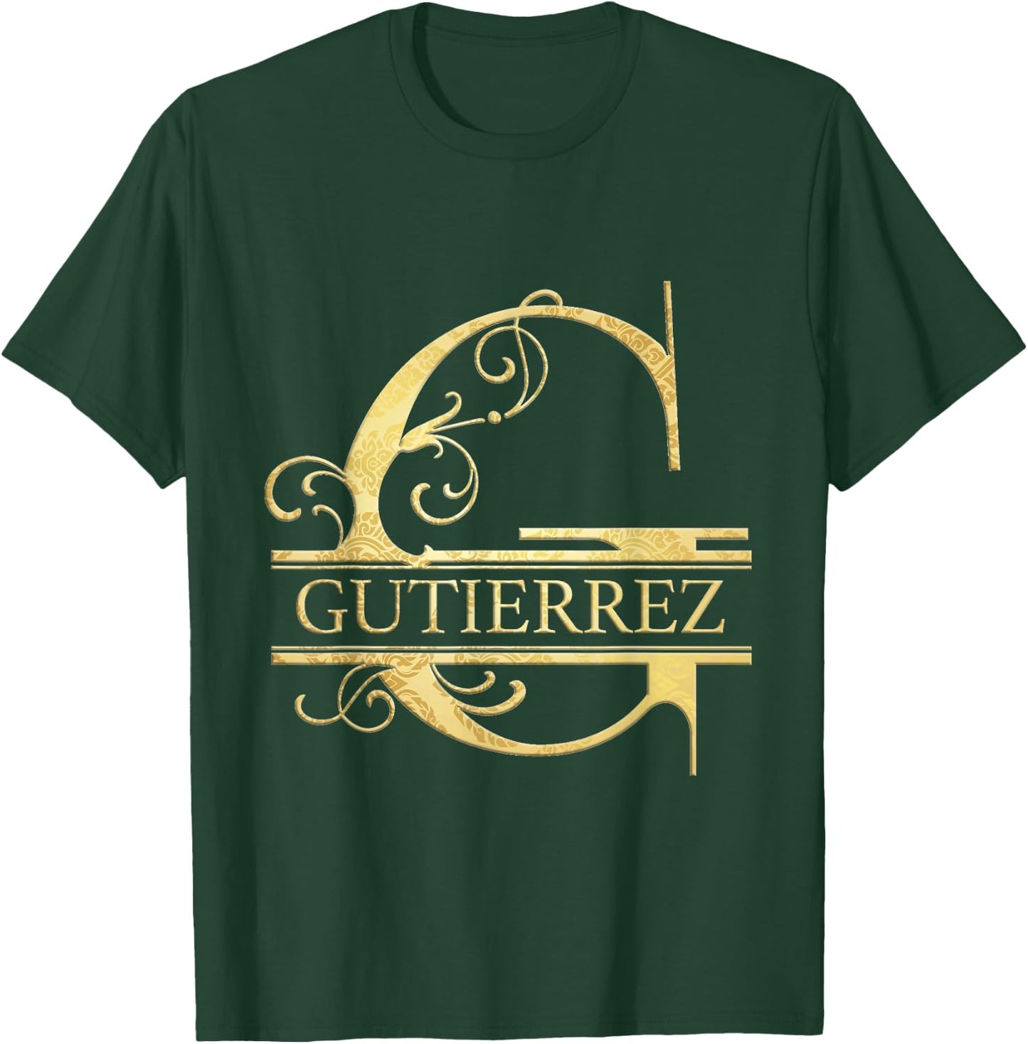 Gutierrez Name T-Shirt - T-Shirt | Forest