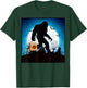 Spooky Halloween Bigfoot Trick or Treating Full Moon Bigfoot T-Shirt - T-Shirt | Forest