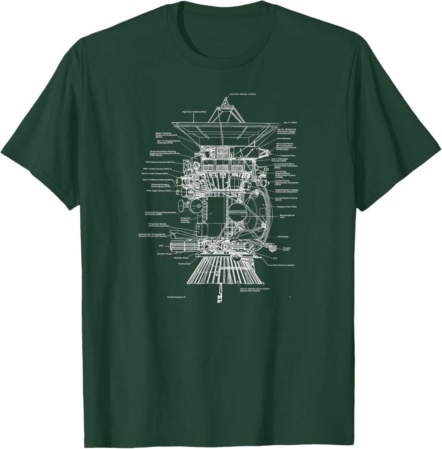 Cassini Diagram #5 T-Shirt - T-Shirt | Forest