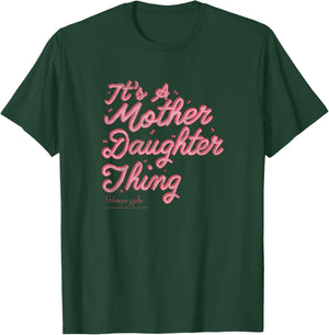 Gilmore Girls It's A Mother Daughter Thing Pink Script T-Shirt - T-Shirt | Forest