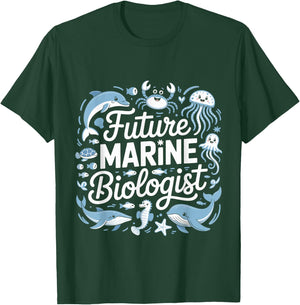 Future Marine Biologist Ocean Funny Marine Biology T-Shirt - T-Shirt | Forest