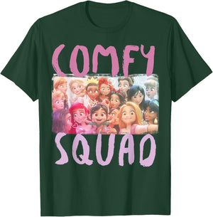 Disney Wreck It Ralph 2 Comfy Squad Photo Group Shot T-Shirt - T-Shirt | Forest
