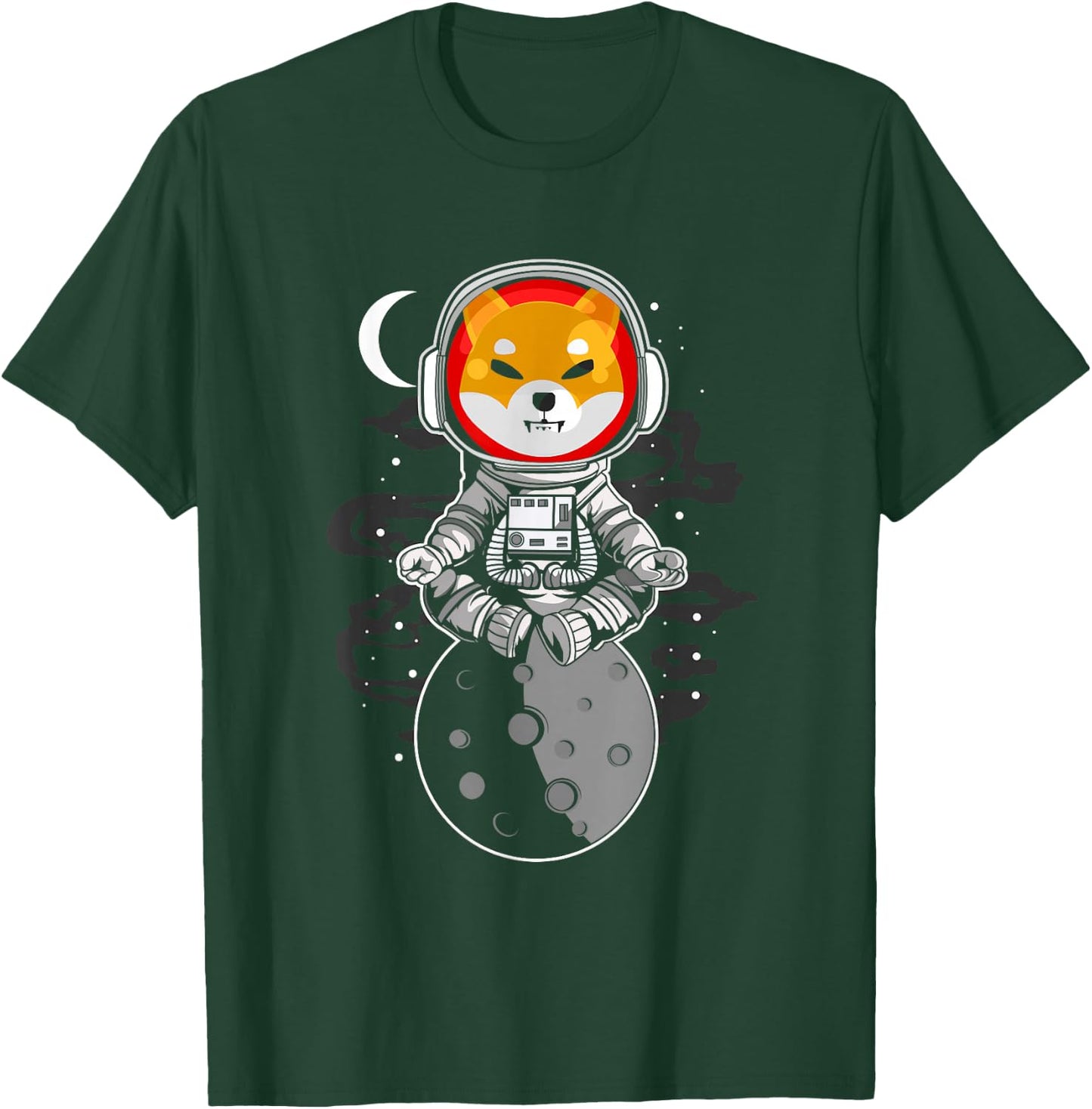 Shiba Inu Spacesuit Moon Shib Army Crypto Token Coin T-Shirt - T-Shirt | Forest