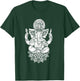 Ganesha India Hinduism Meditation Buddhism Elephant Ganapati T-Shirt - T-Shirt | Forest