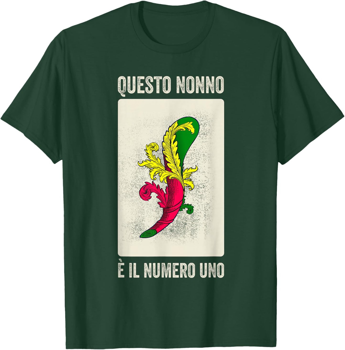 Grandpa Italian Nonno Scopa Game Scopa-Cards T-Shirt - T-Shirt | Forest