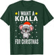 I Want A Koala For Christmas Koala Shirt Boys Girls Pajamas T-Shirt - T-Shirt | Forest
