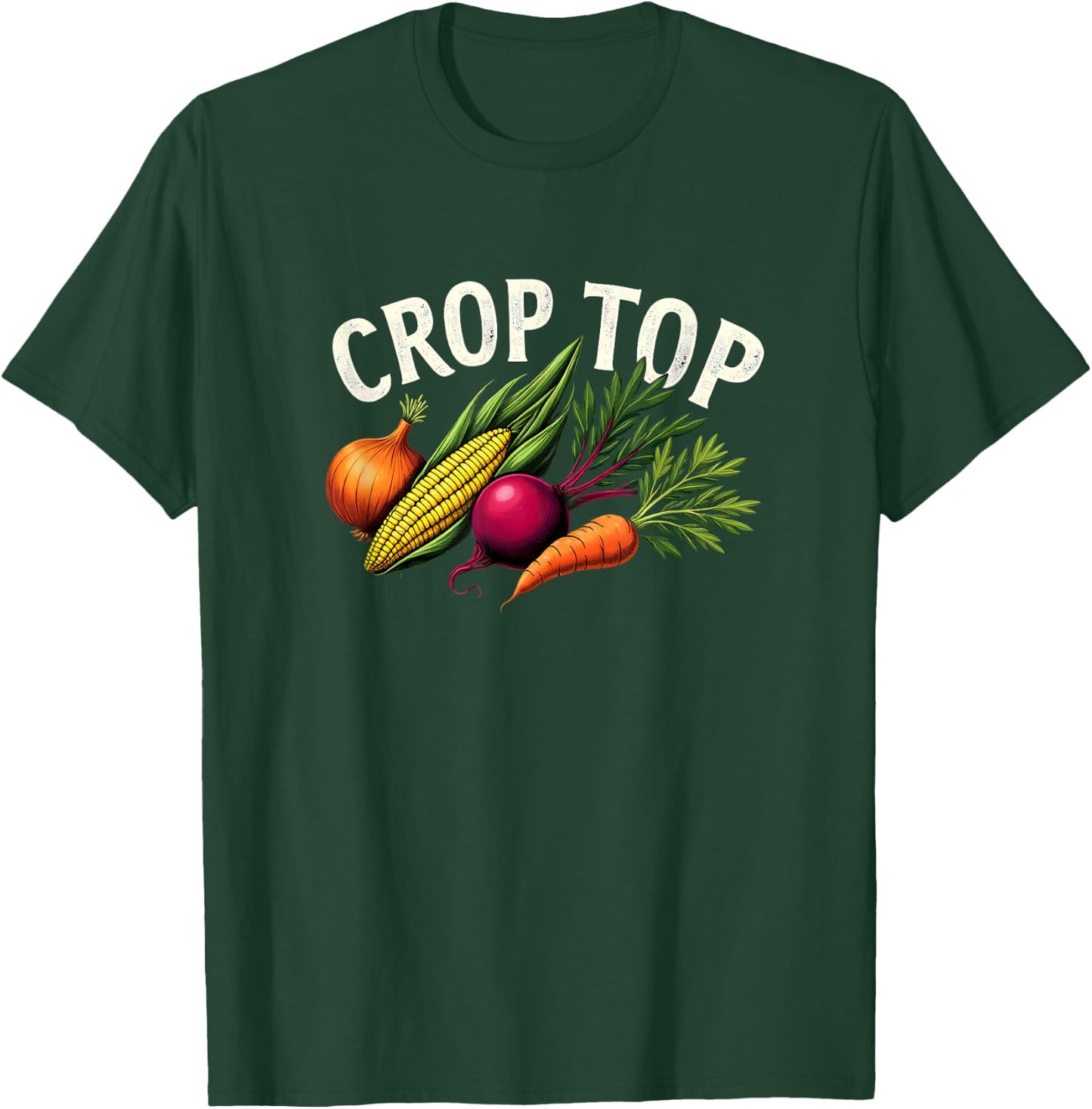 Farming Vegetable Crop Top T-Shirt - T-Shirt | Forest