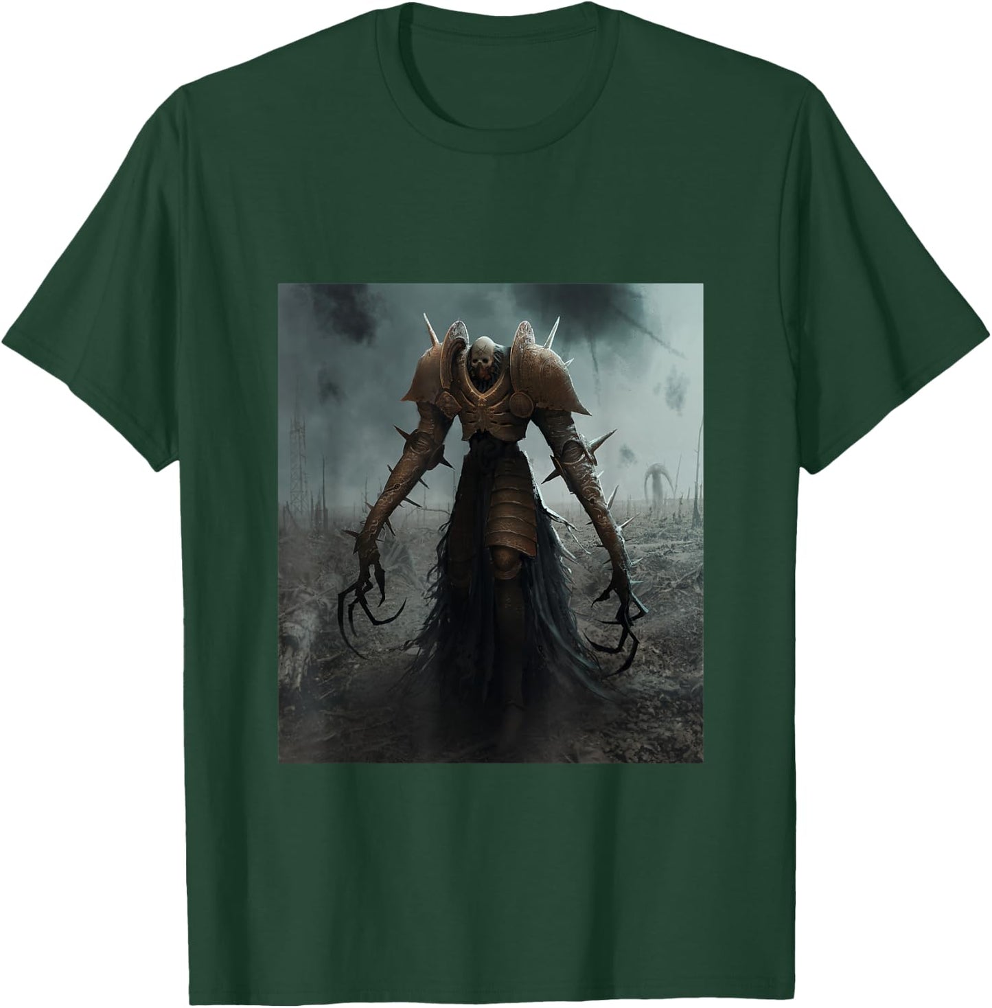 Death Lord Fallen Knight Fallout King Dark Fantasy T-Shirt - T-Shirt | Forest