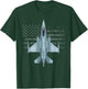 US Jet Fighter Jet Plane Pilot Gift T-Shirt - T-Shirt | Forest