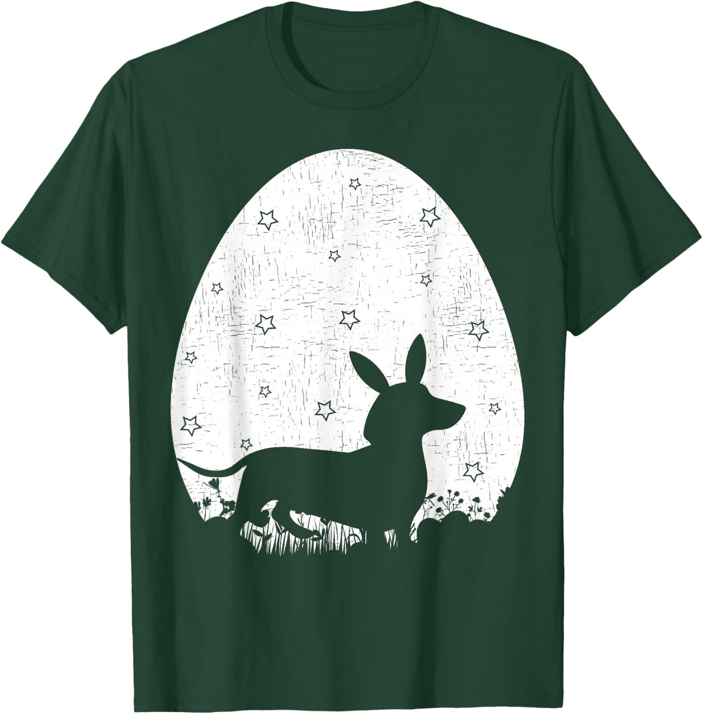 Easter Egg Vintage Retro Style Dachshund Dog Easter Sunday Men Women Girls Kids T-Shirt - T-Shirt | Forest