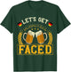Let's Get Schnitzel Faced Oktoberfest German - Funny German T-Shirt - T-Shirt | Forest