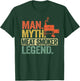 Man Myth Meat Smoker Legend Dad Grillfather BBQ Meat Smoking T-Shirt - T-Shirt | Forest
