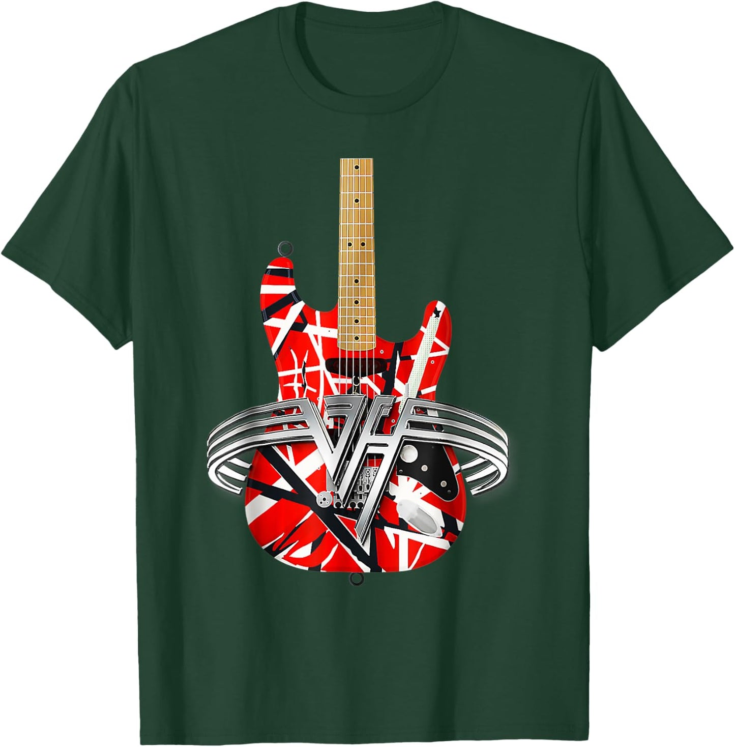 Vintage Classic Rock Red Guitar Lovers Gifts Women T-Shirt - T-Shirt | Forest