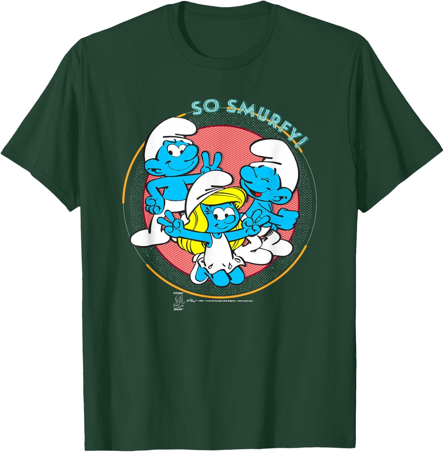 Smurfs The Smurfs Smurfette Jokey So Smurfey! T-Shirt - T-Shirt | Forest
