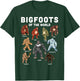 Bigfoot Shirt Bigfoots Of The World Cryptid Cryptozoology T-Shirt - T-Shirt | Forest