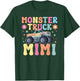 Monster Truck Mimi Groovy Monster Truck Mimi Grandma T-Shirt - T-Shirt | Forest
