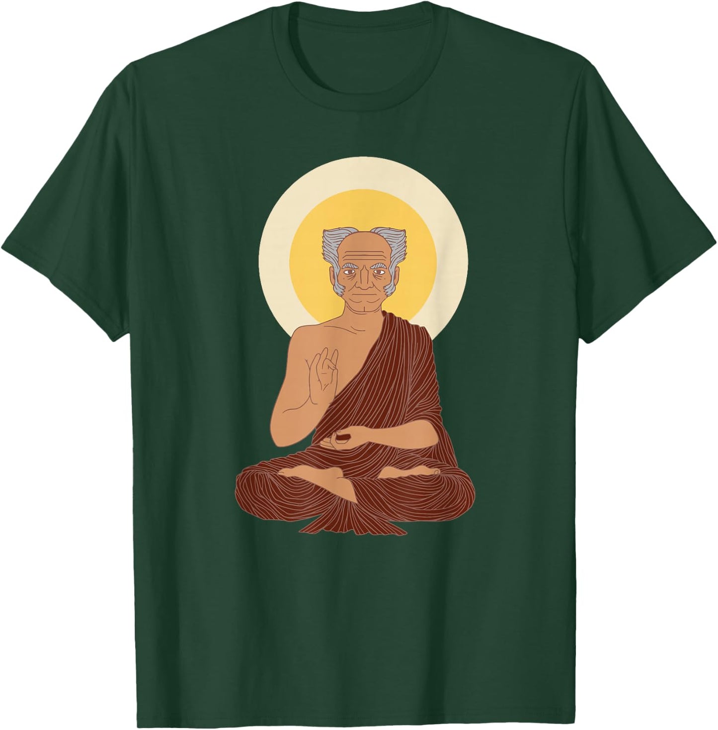 Arthur Schopenhauer Buddhism German Philosopher T-Shirt - T-Shirt | Forest