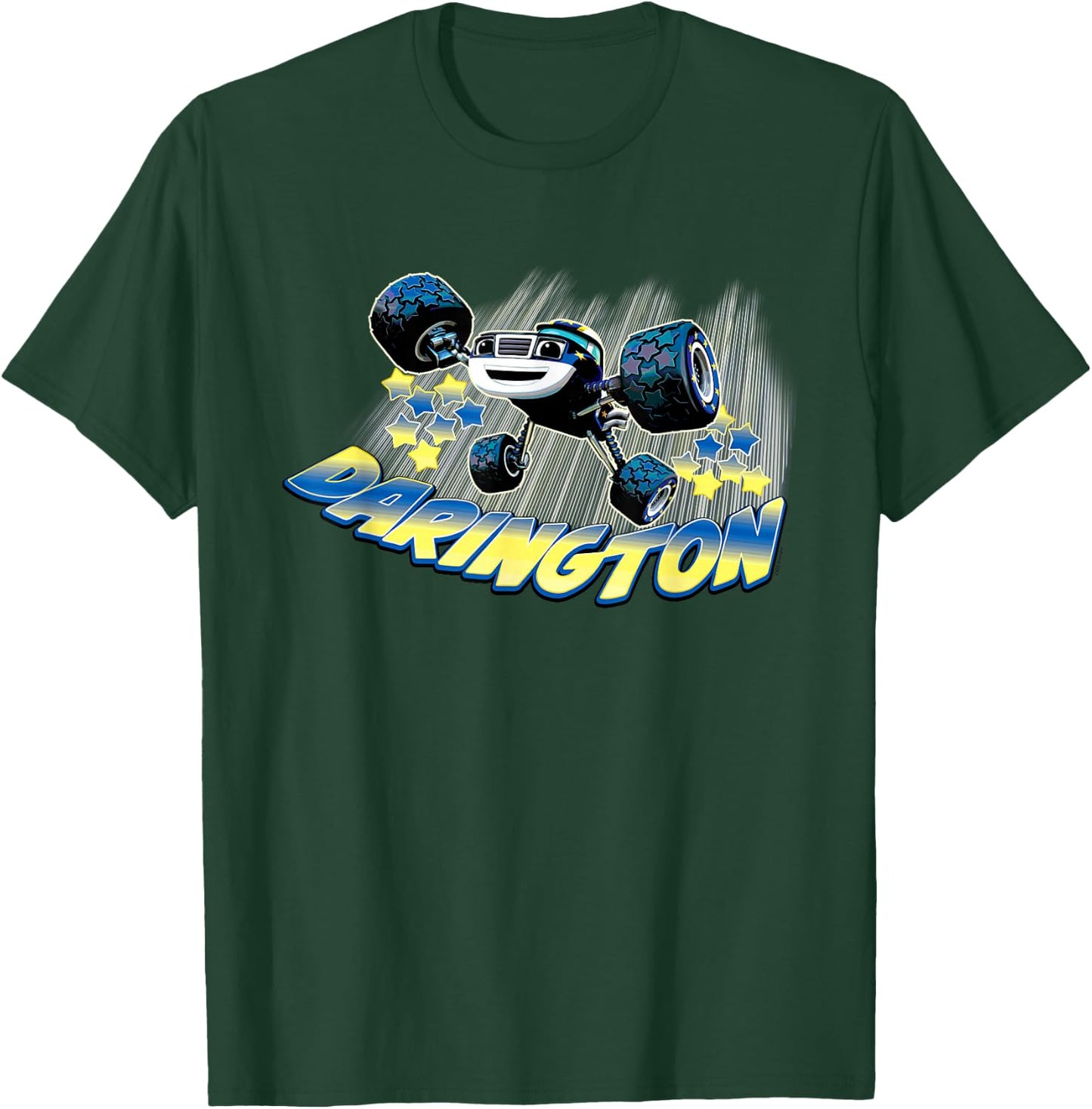 Blaze and the Monster Machines Darington Badge T-Shirt - T-Shirt | Forest