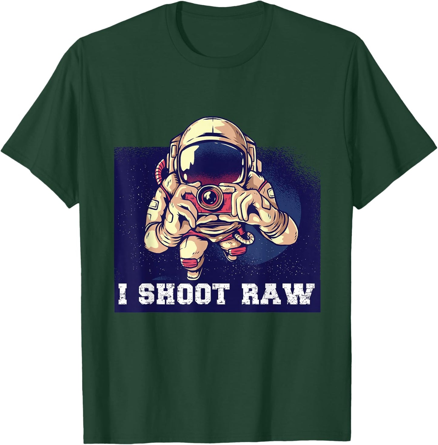 I Shoot Raw T-Shirt - T-Shirt | Forest