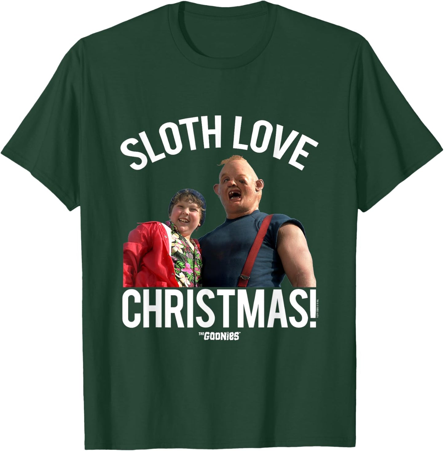 The Goonies Sloth Love Christmas T-Shirt - T-Shirt | Forest
