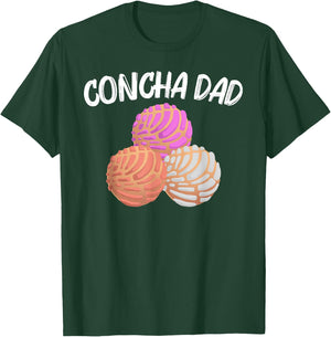 Cool Concha For Dad Papa Pan Dulce Latin Mexican Bread Food T-Shirt - T-Shirt | Forest