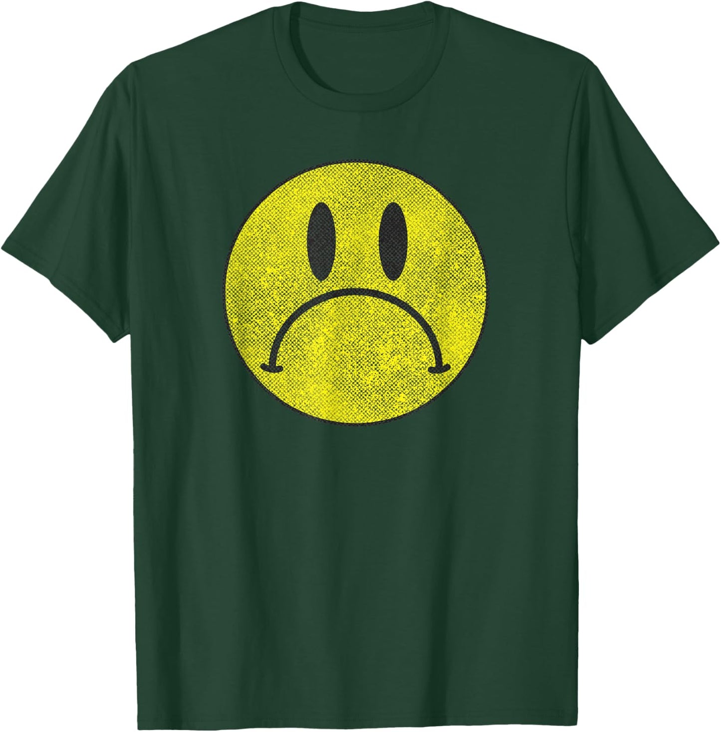 Frowny shape, grumpy, sad face T-Shirt - T-Shirt | Forest