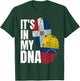 Dominican And Venezuelan DNA Mix Flag Heritage T-Shirt - T-Shirt | Forest