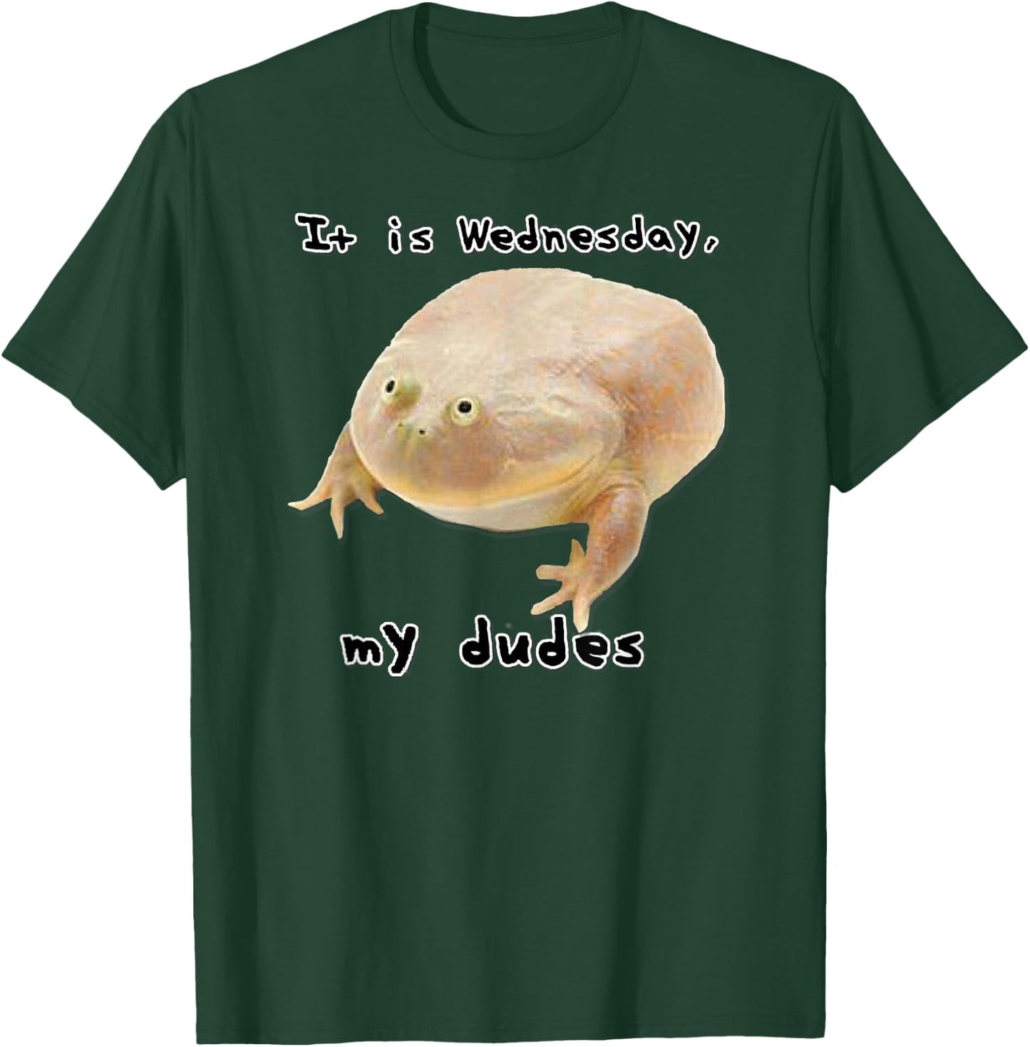 It is Wednesday My Dudes Funny Classic Frog Meme Original T-Shirt - T-Shirt | Forest