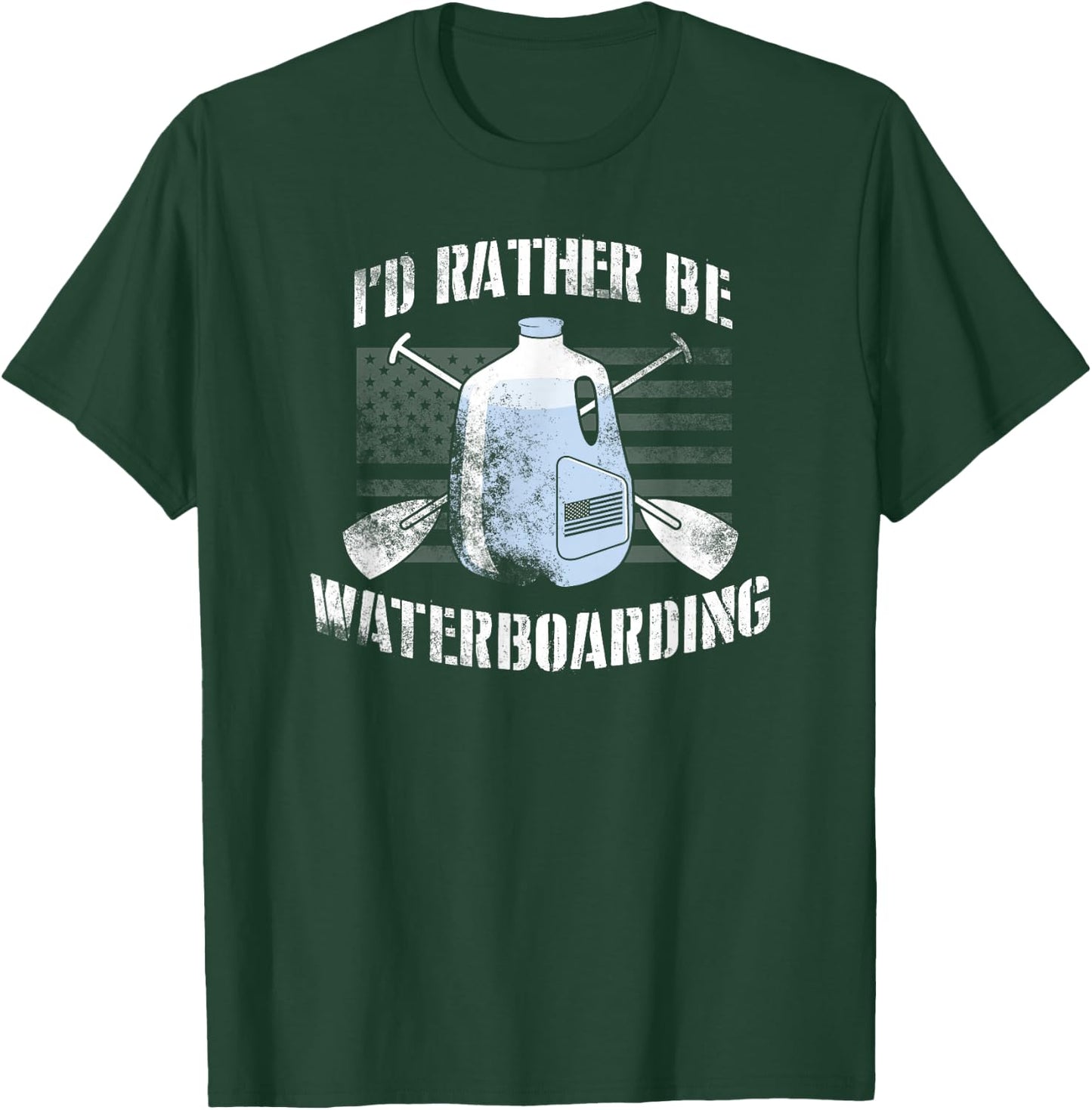 I’d Rather Be Waterboarding T-Shirt - T-Shirt | Forest