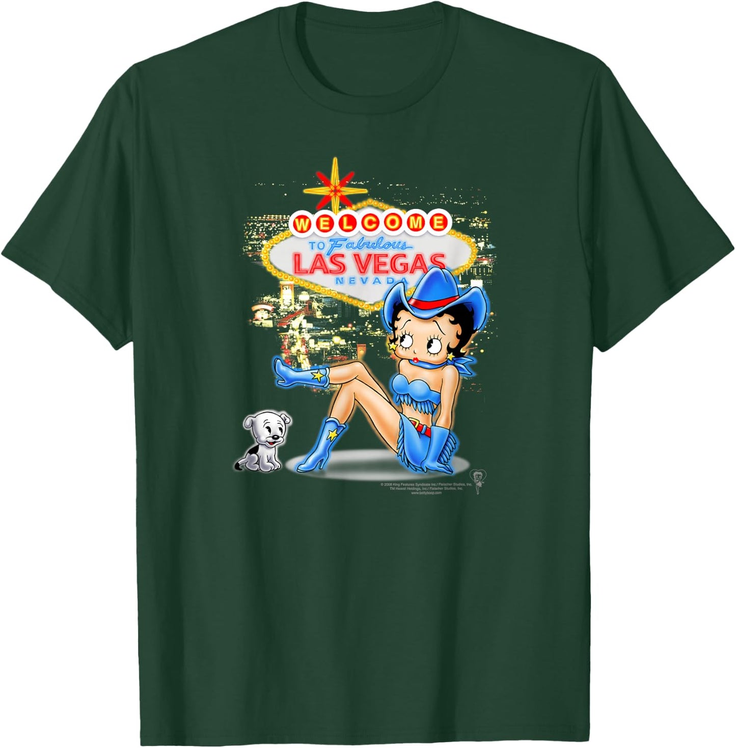 Betty Boop Welcome Las Vegas Small T-Shirt - T-Shirt | Forest