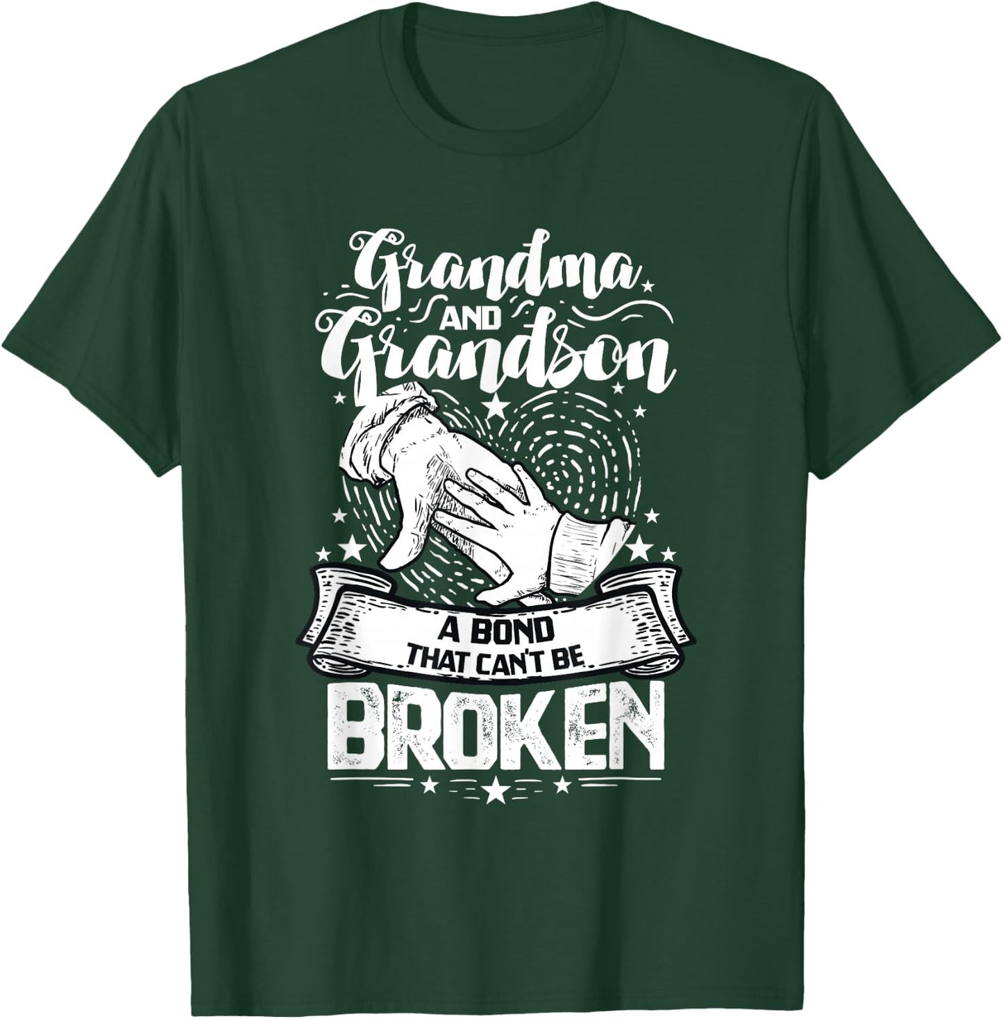 Grandma And Grandson A Bond That Can't Be Broken T-Shirt - T-Shirt | Forest