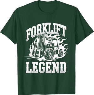 Forklift Operator Forklift Driver Forklift Legend T-Shirt - T-Shirt | Forest