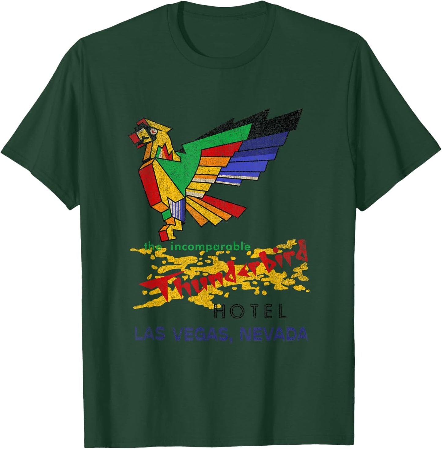 Vintage Thunderbird Hotel and Casino Las Vegas T-Shirt - T-Shirt | Forest