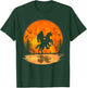 Bigfoot Sasquatch Riding Unicorn In The Moonlight Halloween T-Shirt - T-Shirt | Forest