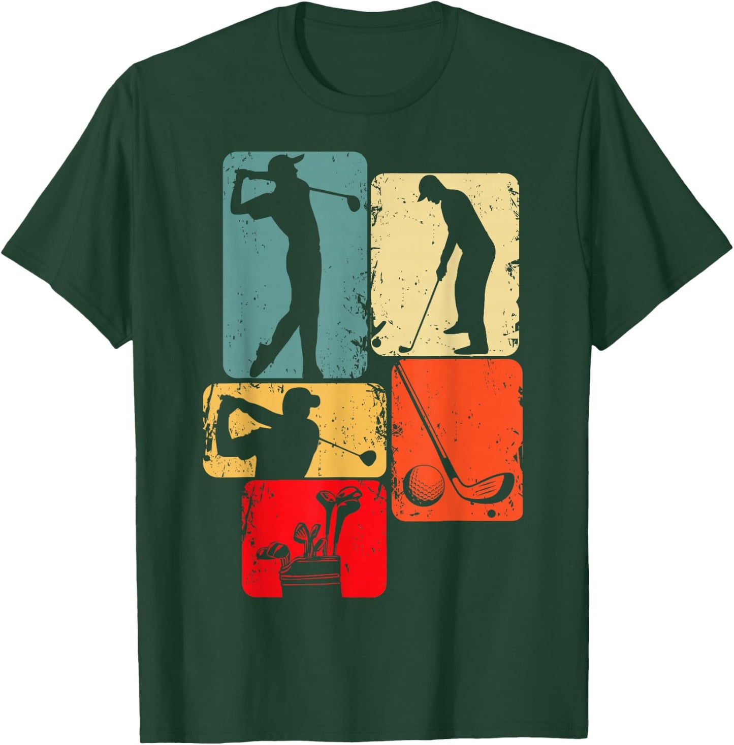 Golf Club Golfer Golfing Boys Kids T-Shirt - T-Shirt | Forest