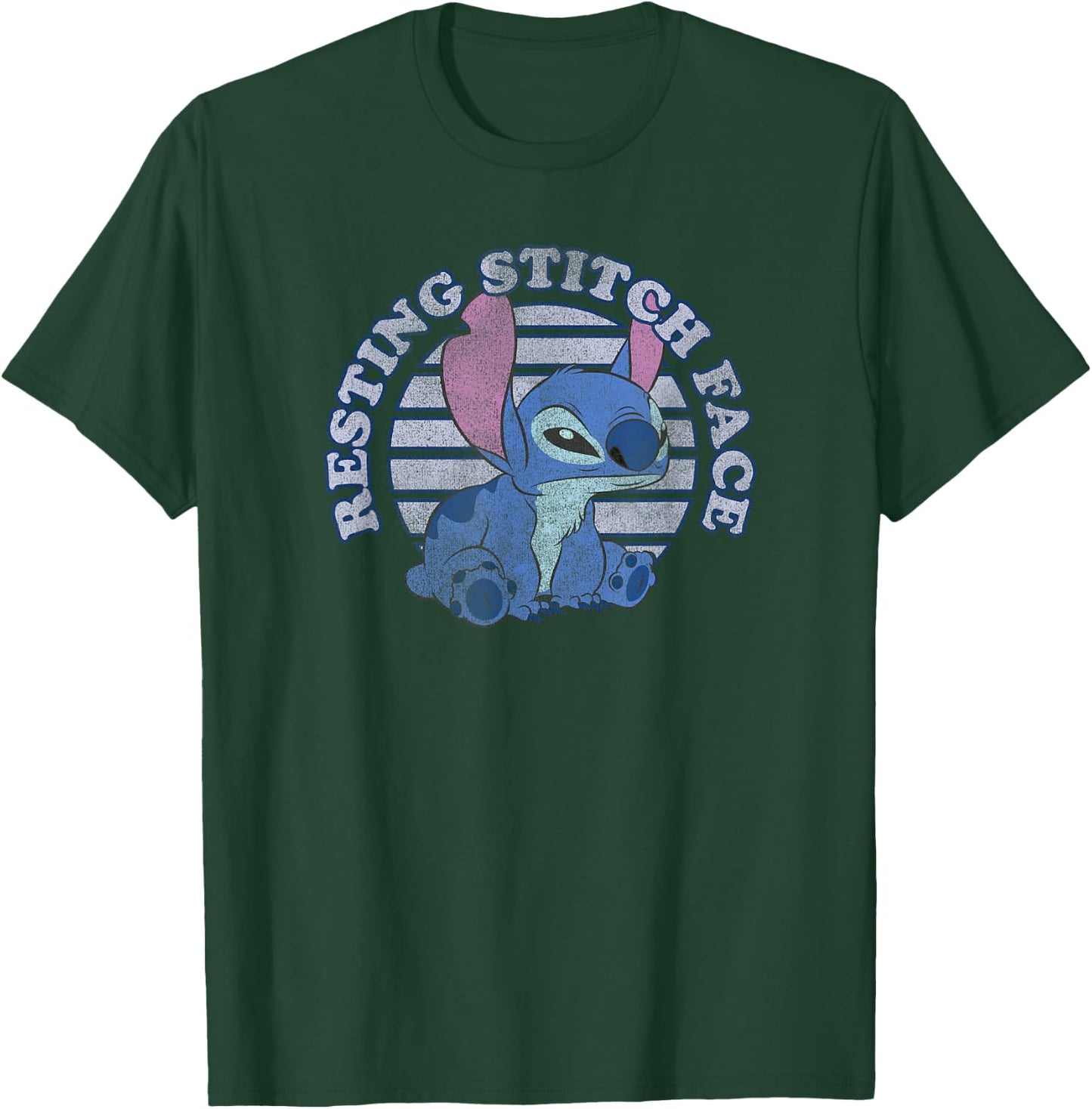 Disney Lilo & Stitch Resting Stitch Face T-Shirt - T-Shirt | Forest
