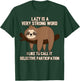 Lazy Is A Very Strong Word, Selective Participation Sloth T-Shirt - T-Shirt | Forest
