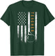 Teacher American Flag Design Teacher's Day Teaching T-Shirt - T-Shirt | Forest