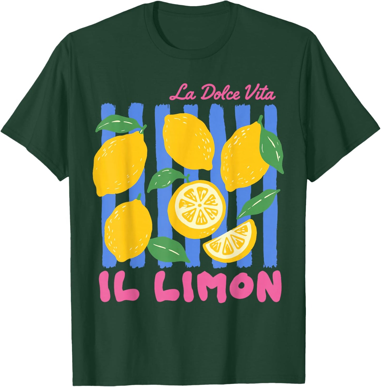 La Dolce Vita Lemon Il Limon Summer Fruit Farmers Market T-Shirt - T-Shirt | Forest