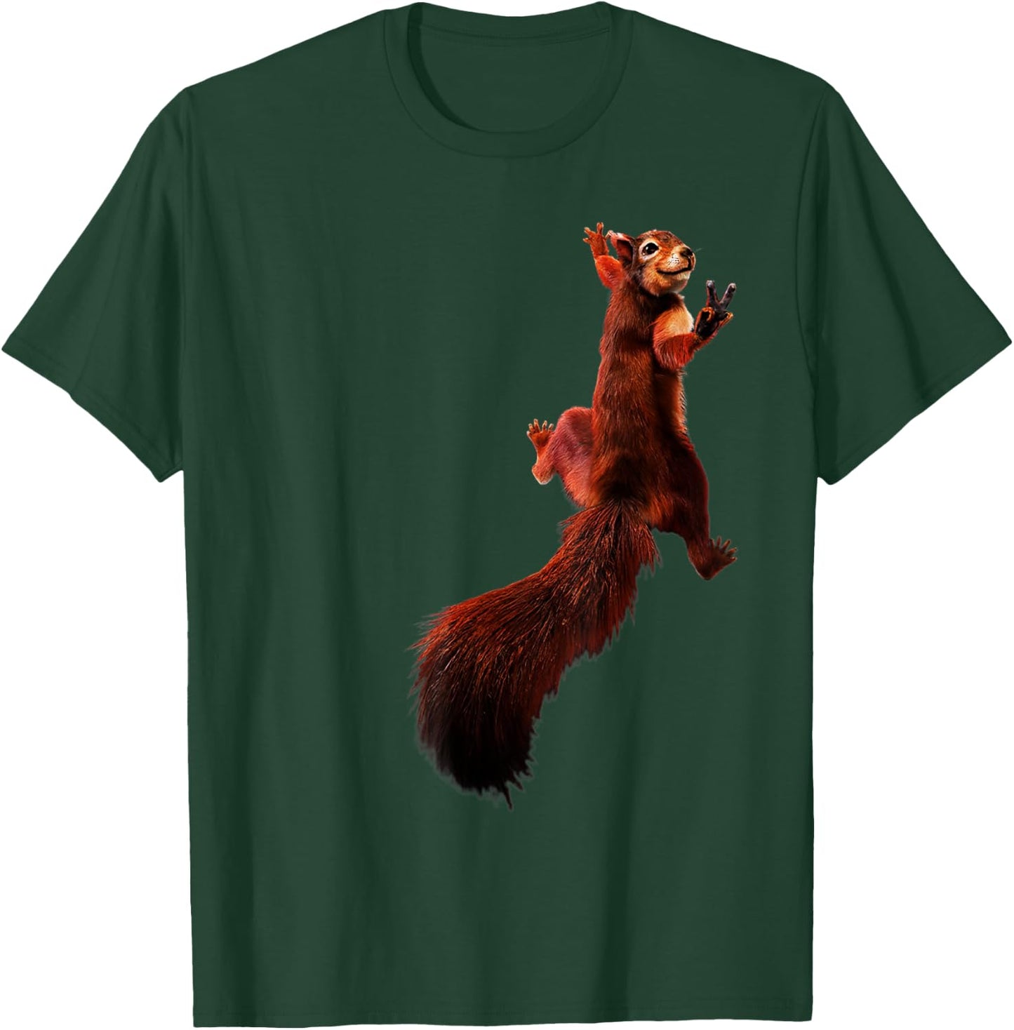 Peace Squirrel T-Shirt - T-Shirt | Forest