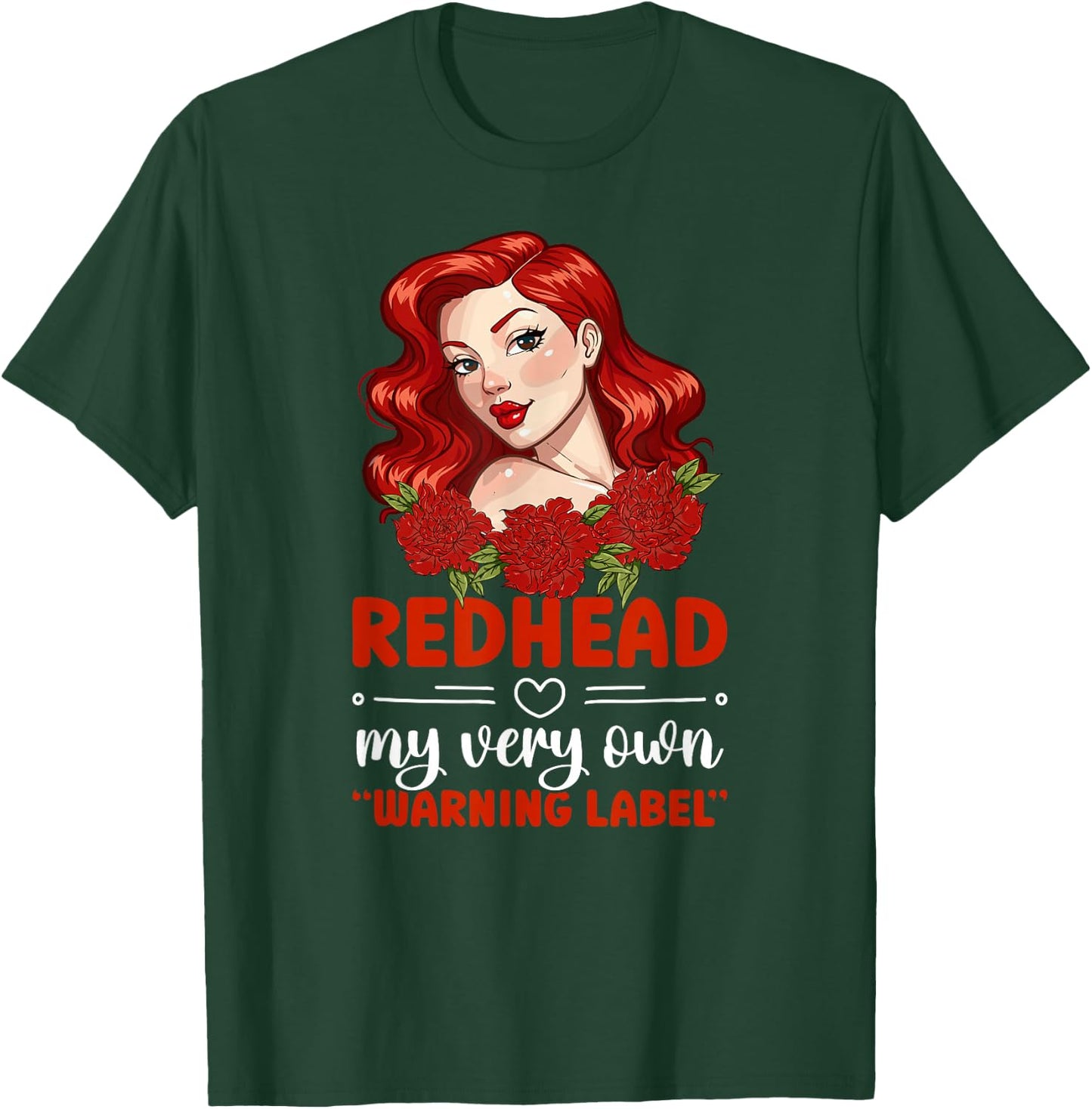 Redhead Funny Red Hair Ginger Red Haired T-Shirt - T-Shirt | Forest